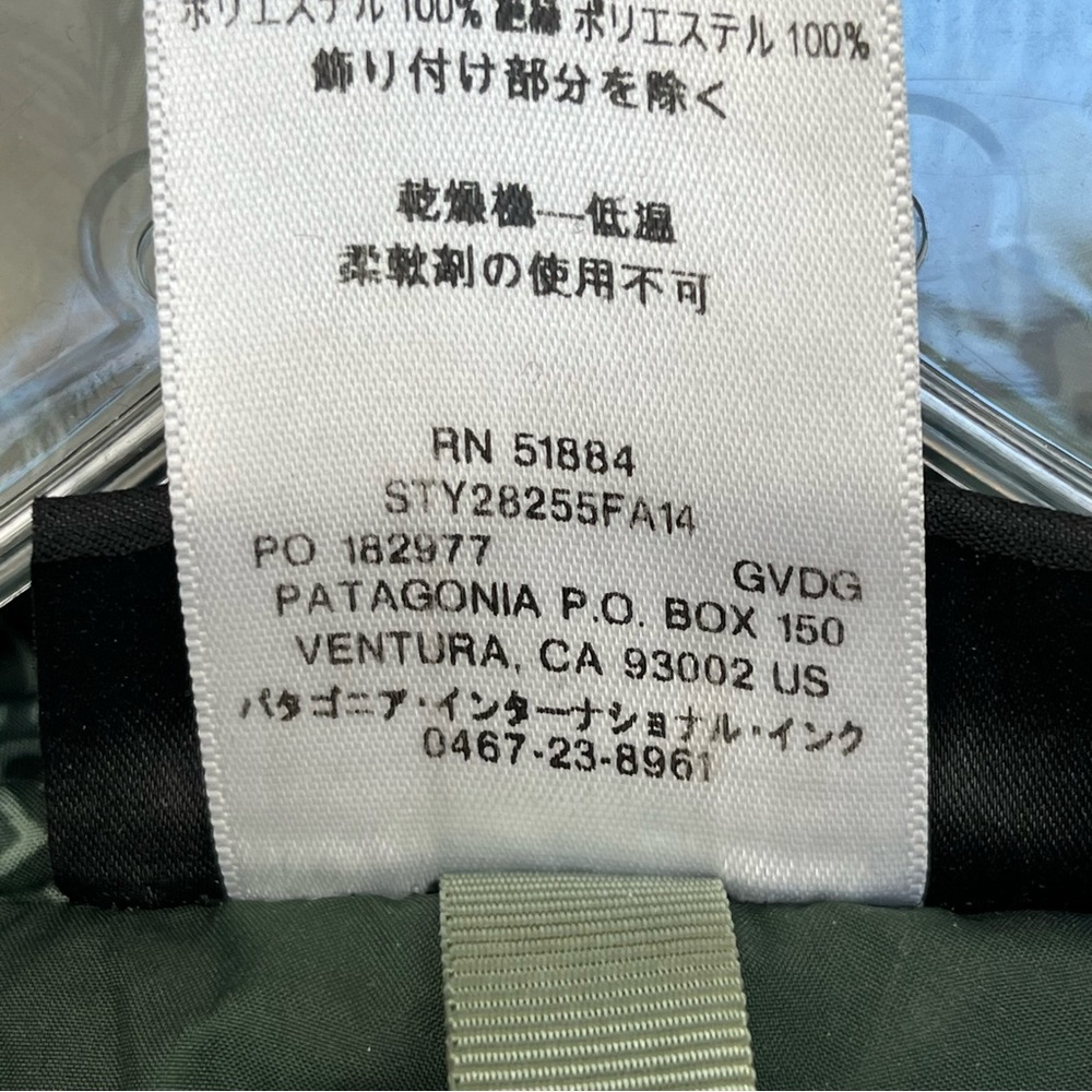 Patagonia Geoharmony Insulated Puffer Jacket Verdigris Green Sz M - Picture 6 of 15